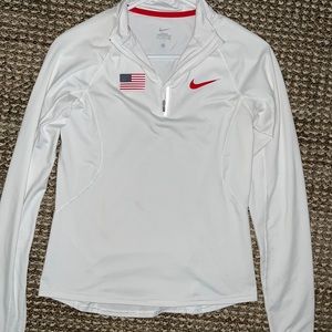 Nike USATF 1/4 Zip Athletic Top